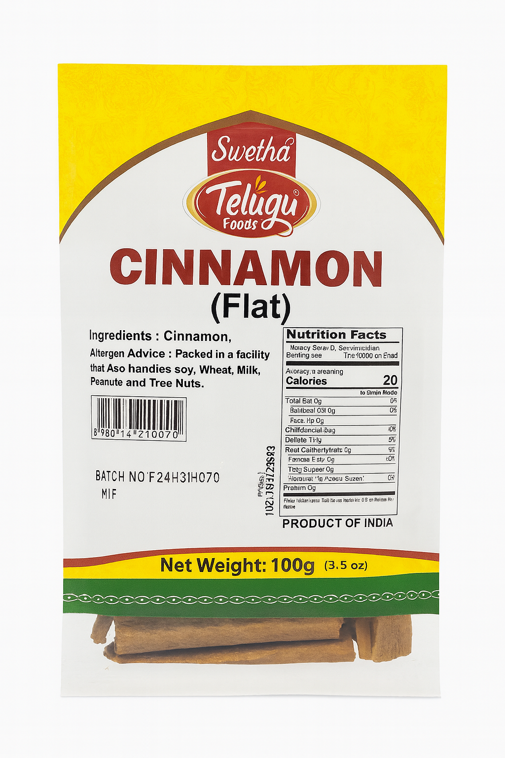CINNAMON STICKS - FLAT