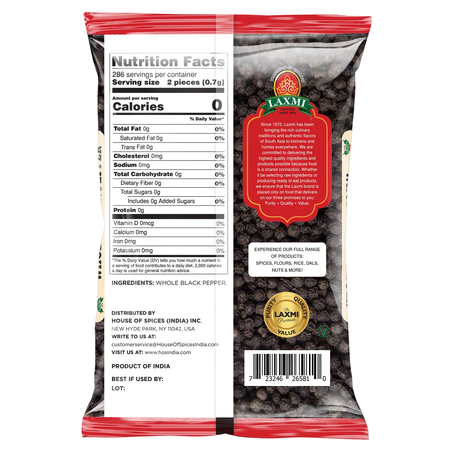 Black Pepper (Whole)