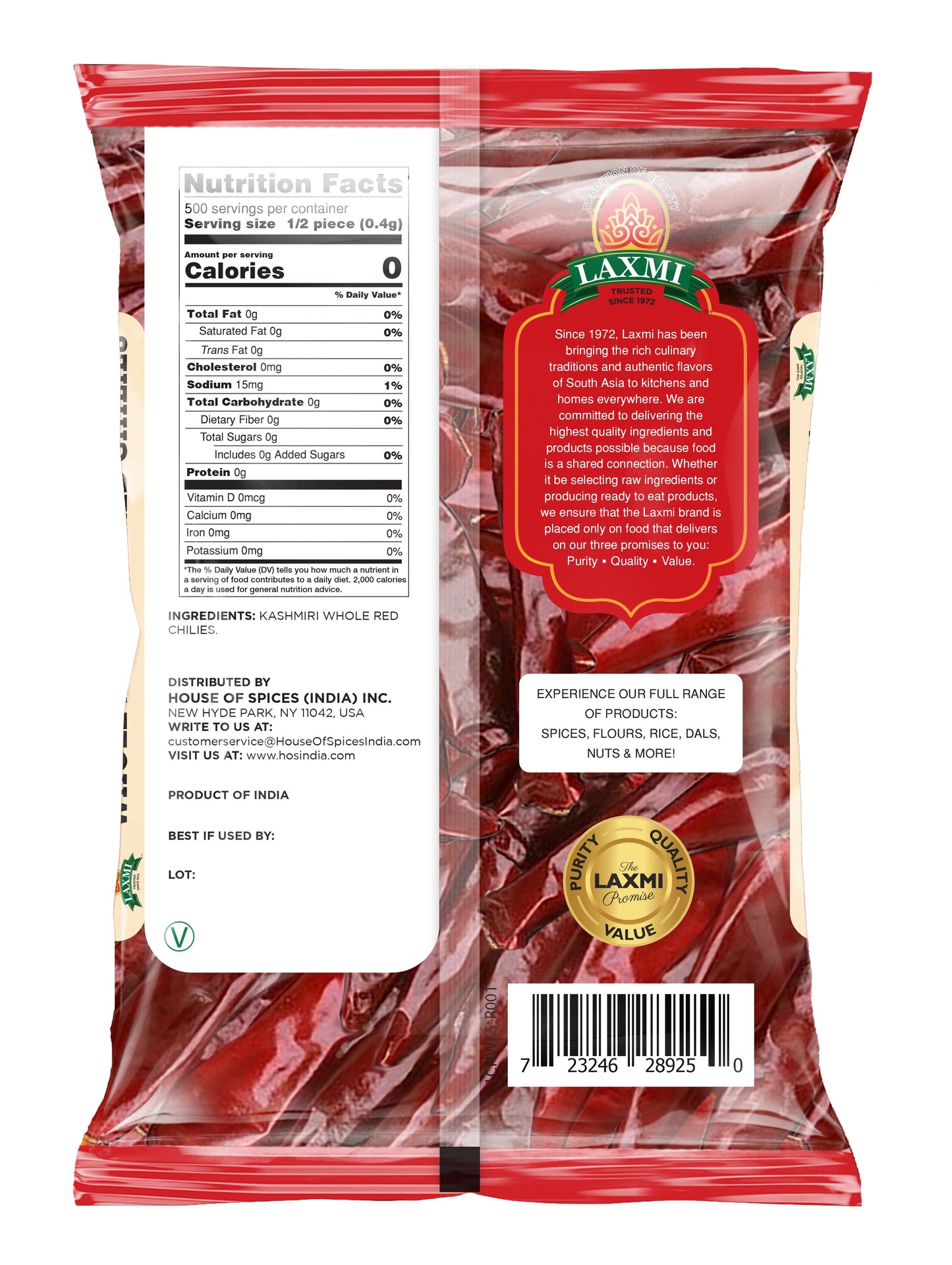 Kashmiri Chilli (Whole)