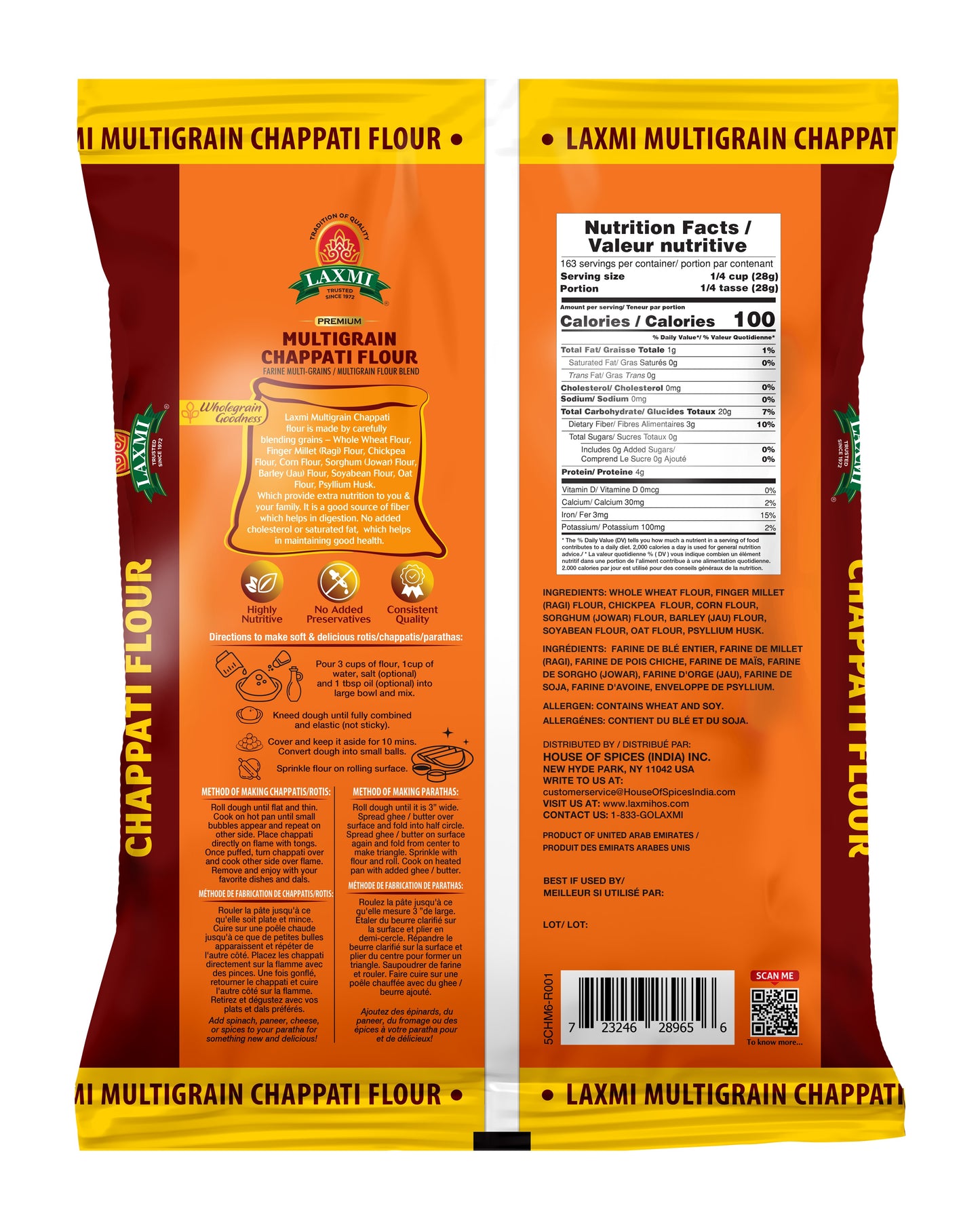 Multigrain Chapati Flour (NON-GMO)